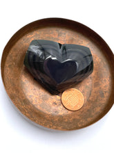Load image into Gallery viewer, Rainbow Obsidian Double Heart
