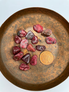Thulite Tumbled Stone