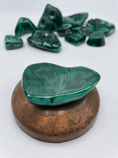 Malachite Polished Bubble - B