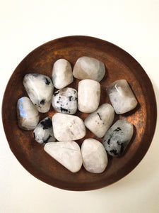 Rainbow Moonstone Tumbled Stone