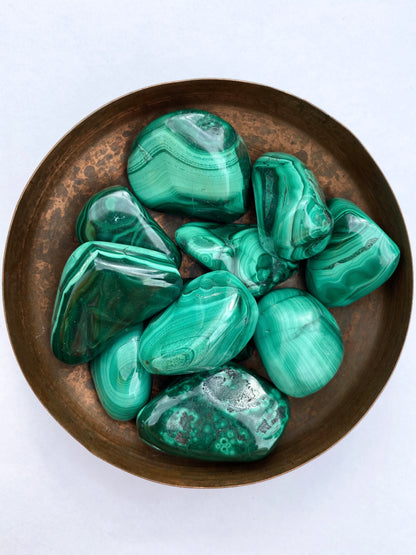 Malachite Tumbled Stone