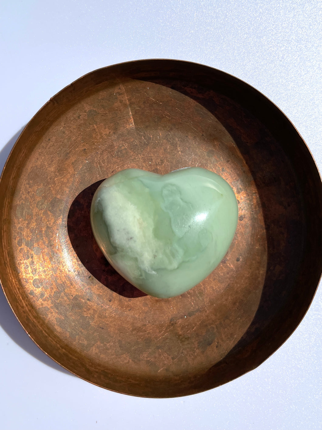 Jade Serpentine Heart