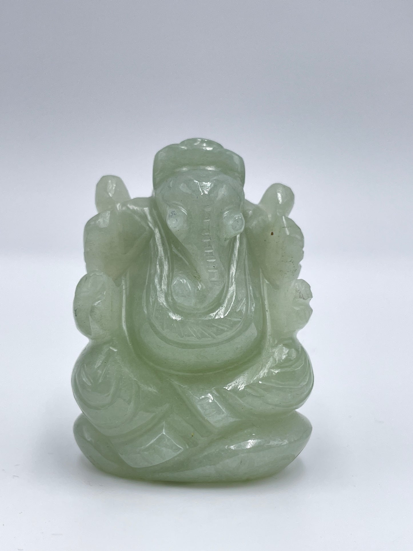Ganesh - Light Green Aventurine