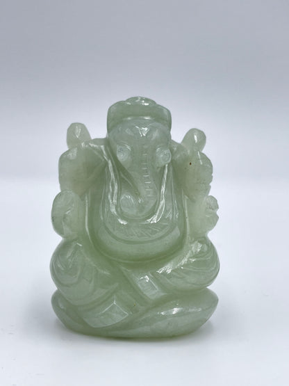 Ganesh - Light Green Aventurine