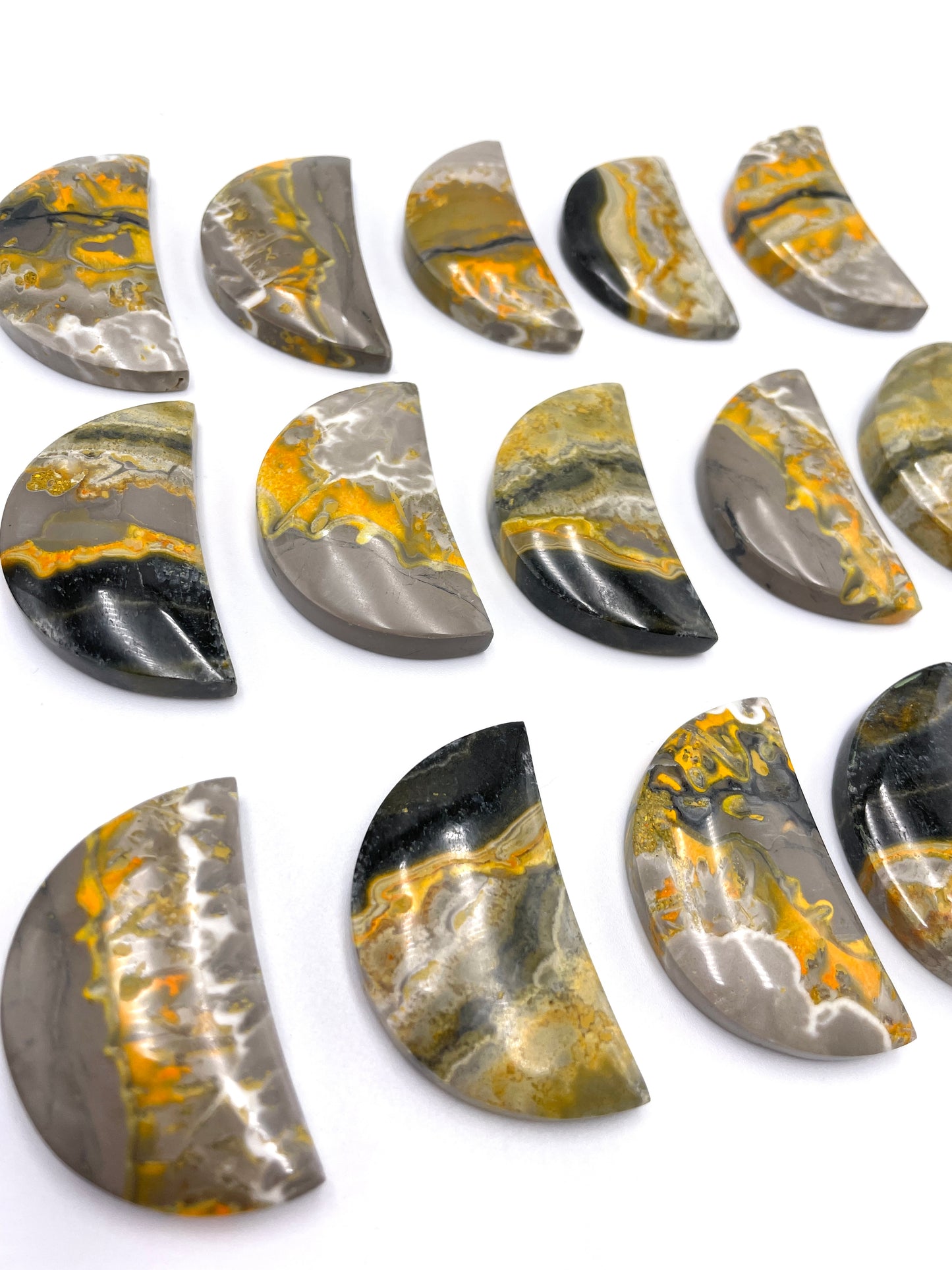Bumblebee Jasper Half Moon