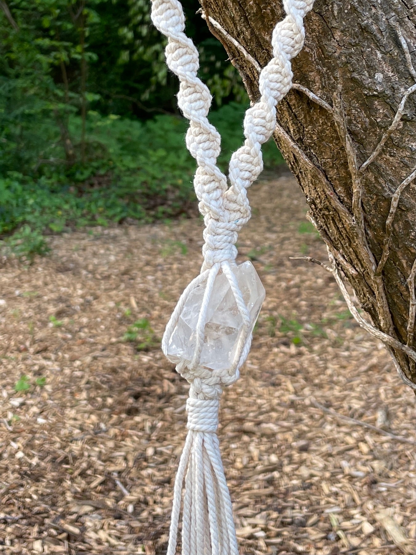 Macrame - Clear Quartz