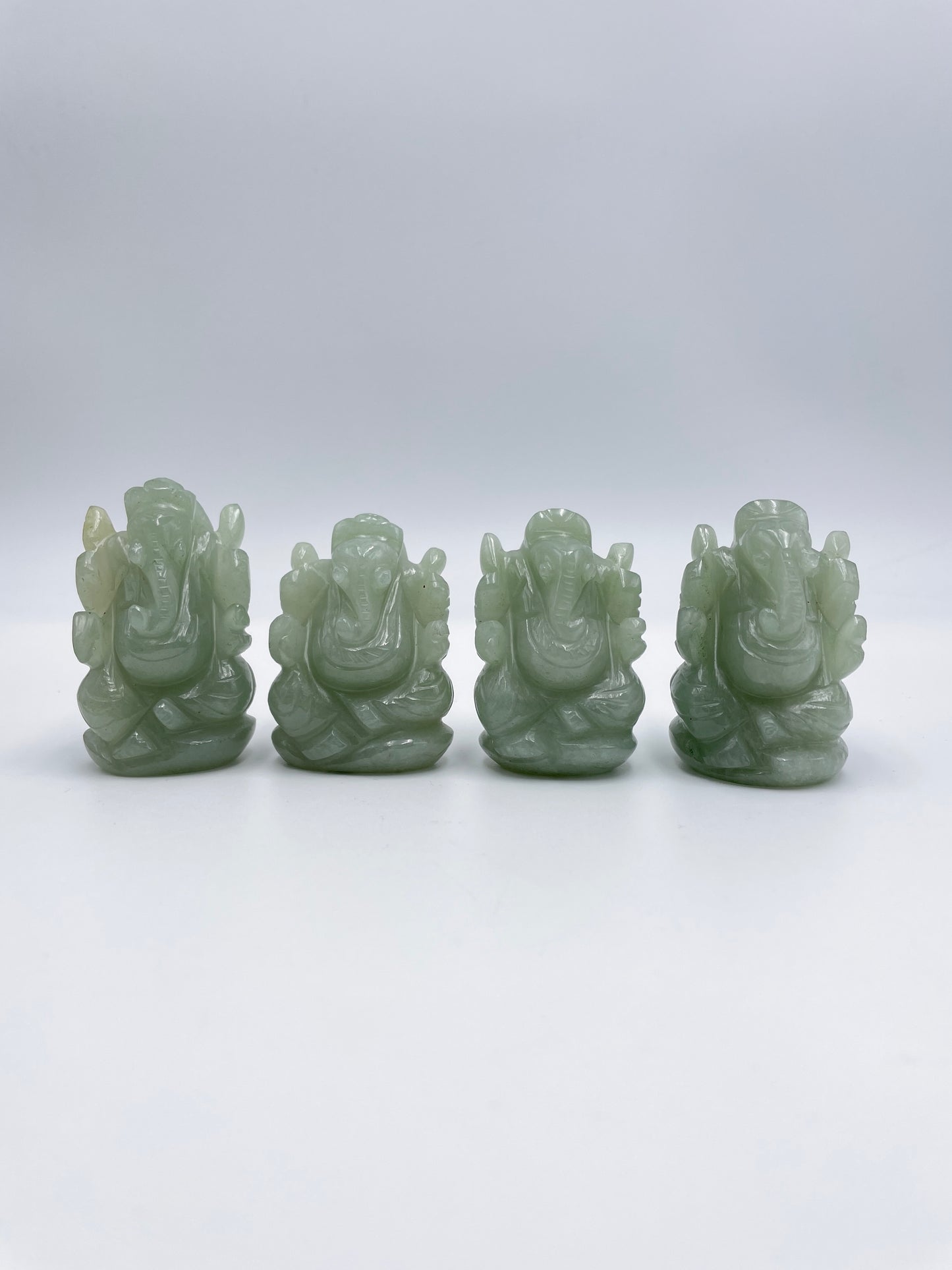 Ganesh - Light Green Aventurine