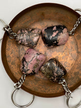 Load image into Gallery viewer, Rhodonite Keyring
