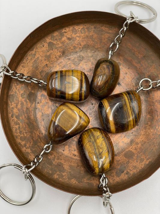 Tiger's Eye Keyring