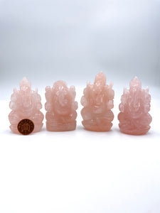 Ganesh - Rose Quartz