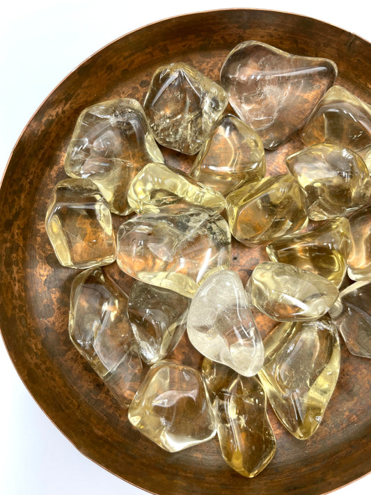 Citrine (Natural) Tumbled Stone