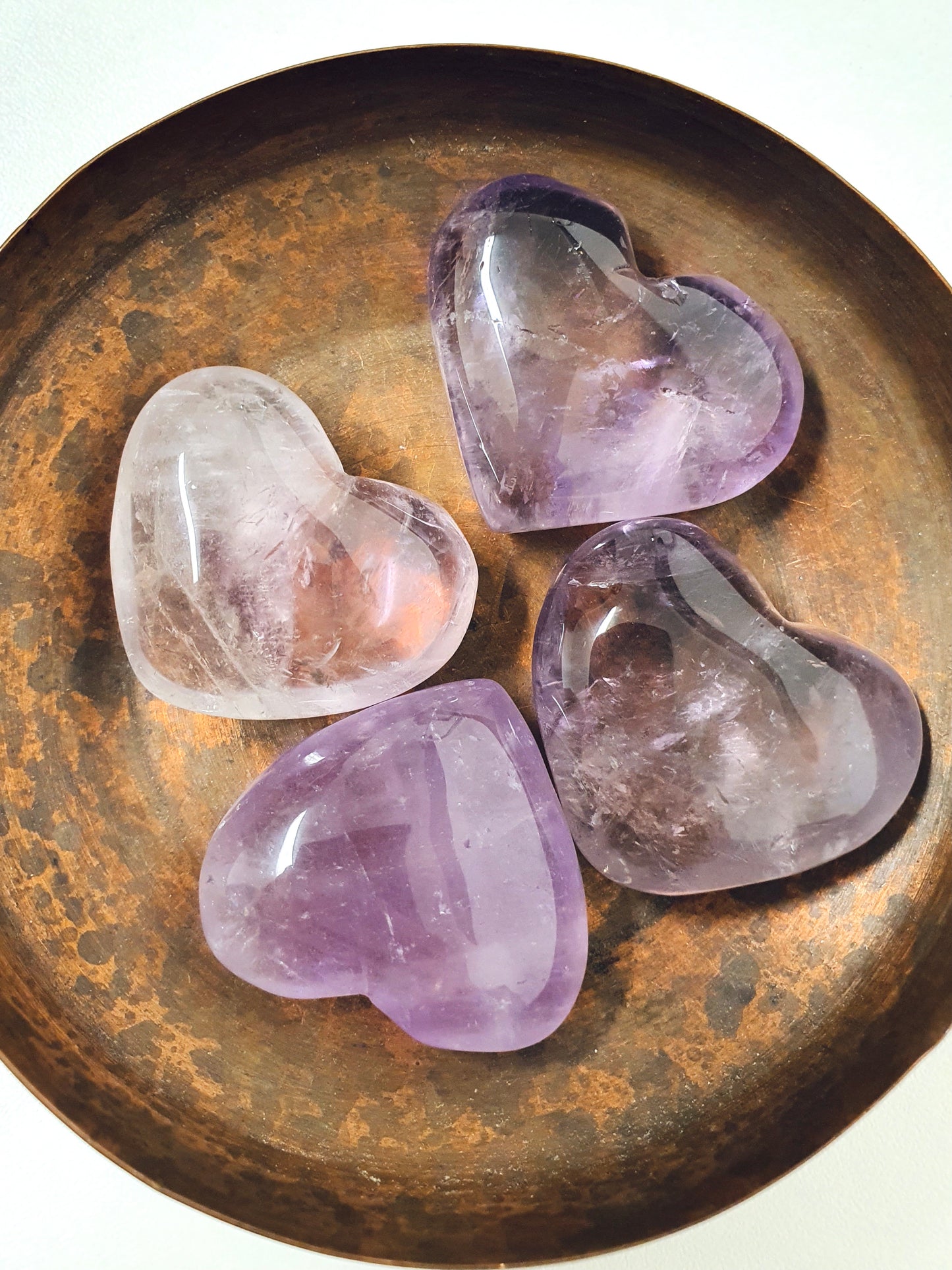 Amethyst Polished Heart