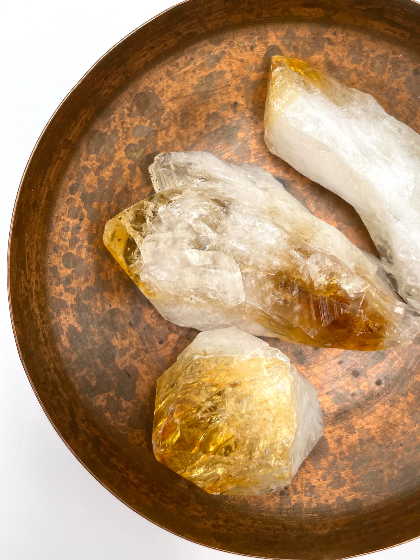 Citrine Rough Point (Baked Amethyst)