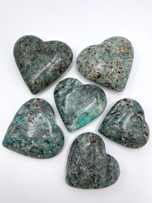 Amazonite Heart - Large