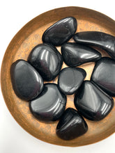 Load image into Gallery viewer, Black Obsidian Tumbled Stone
