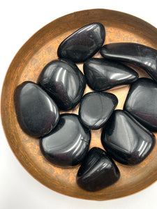 Black Obsidian Tumbled Stone