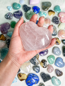 Rose Quartz Heart Large (Imperfect)