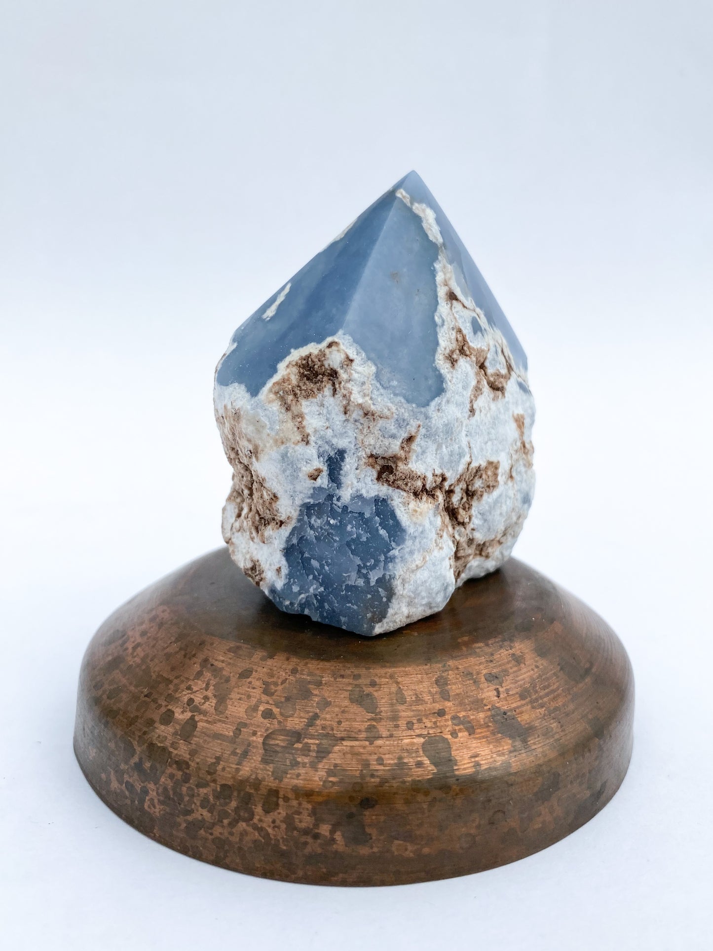 Angelite Rough & Polished Point
