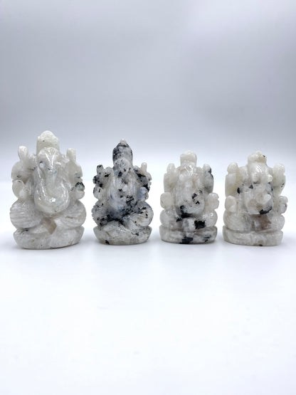 Ganesh - Rainbow Moonstone