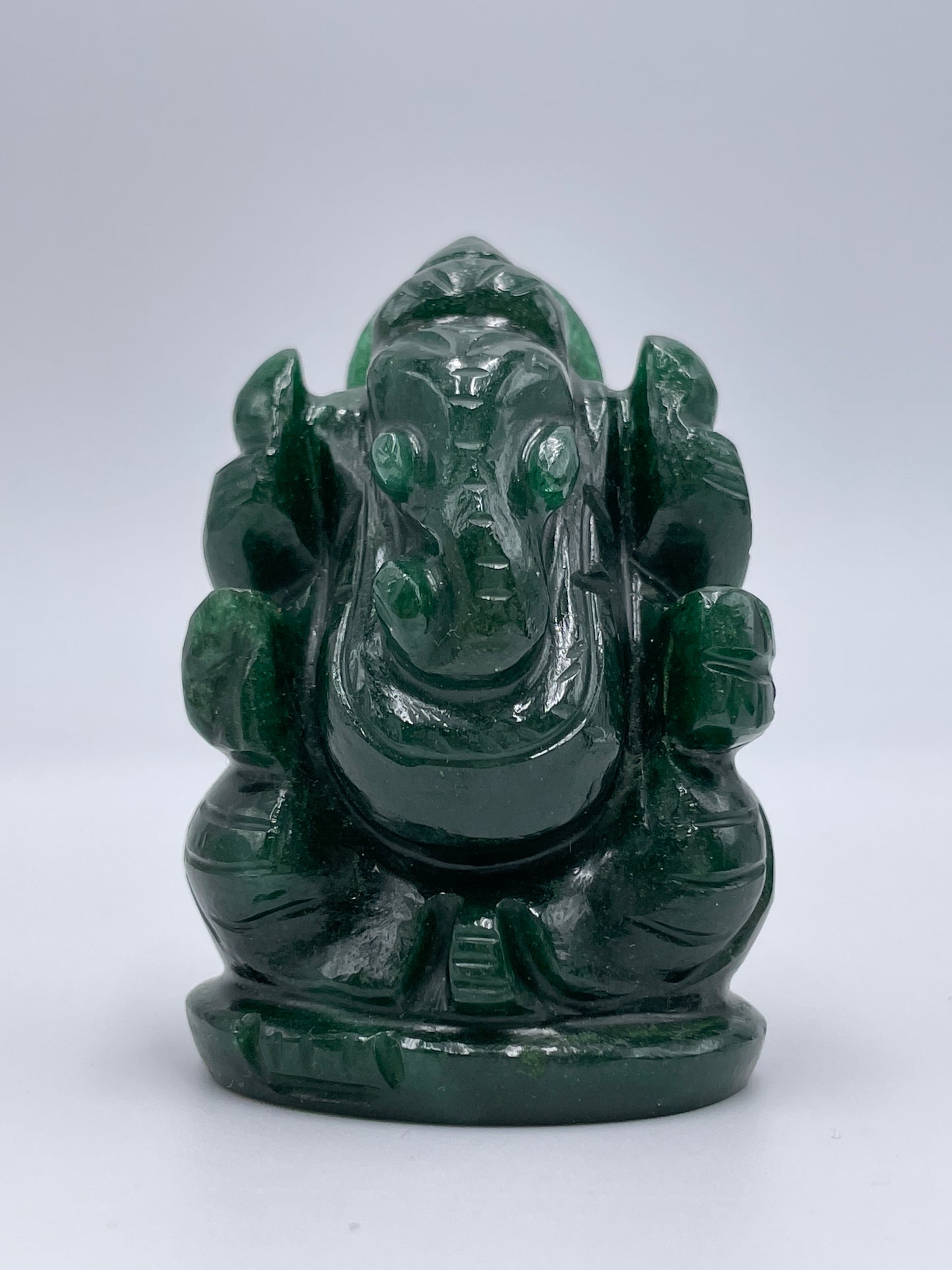 Ganesh - Dark Green Aventurine