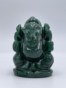 Ganesh - Dark Green Aventurine