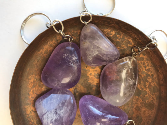 Amethyst Keyring