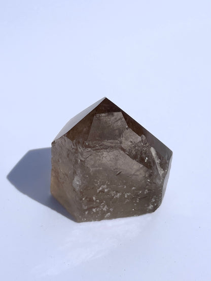Smokey Quartz Rough & Polished Point