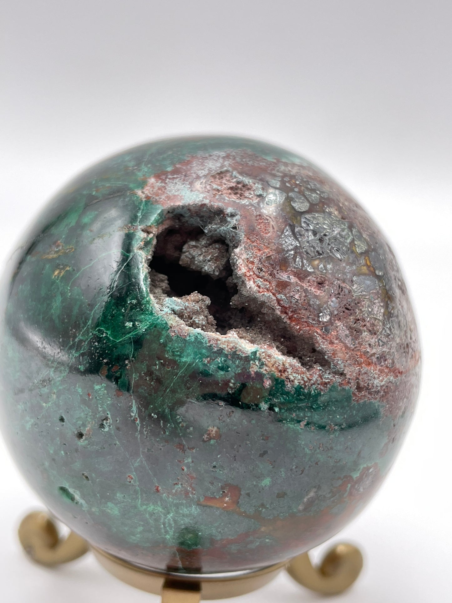 Chrysocolla Sphere
