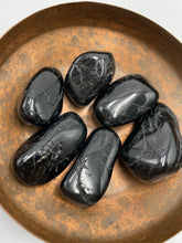 Load image into Gallery viewer, Black Tourmaline Semi Tumbled Stone - Large
