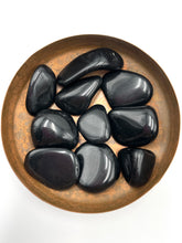 Load image into Gallery viewer, Black Obsidian Tumbled Stone

