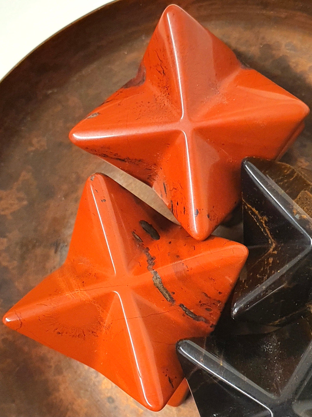 Merkaba - Tigers Eye, Red Jasper