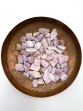 Load image into Gallery viewer, Kunzite Tumbled Chips - Set of 3
