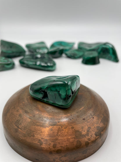 Malachite Polished Bubble - H
