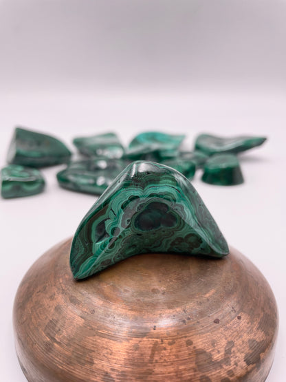 Malachite Polished Bubble - F