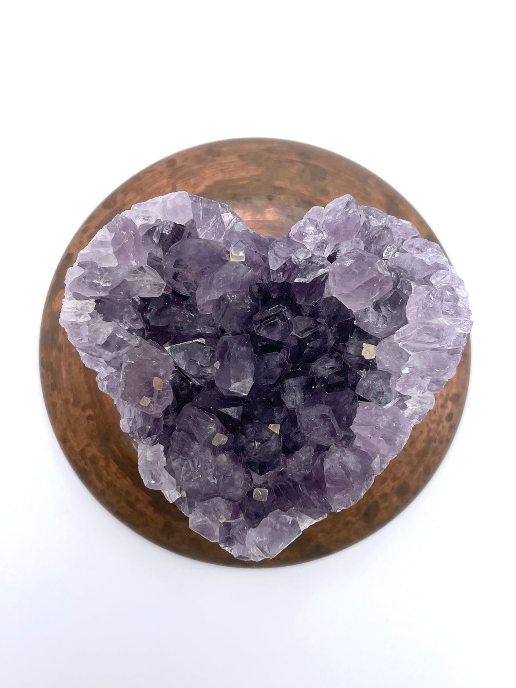 Amethyst Cluster Heart (Imperfect)
