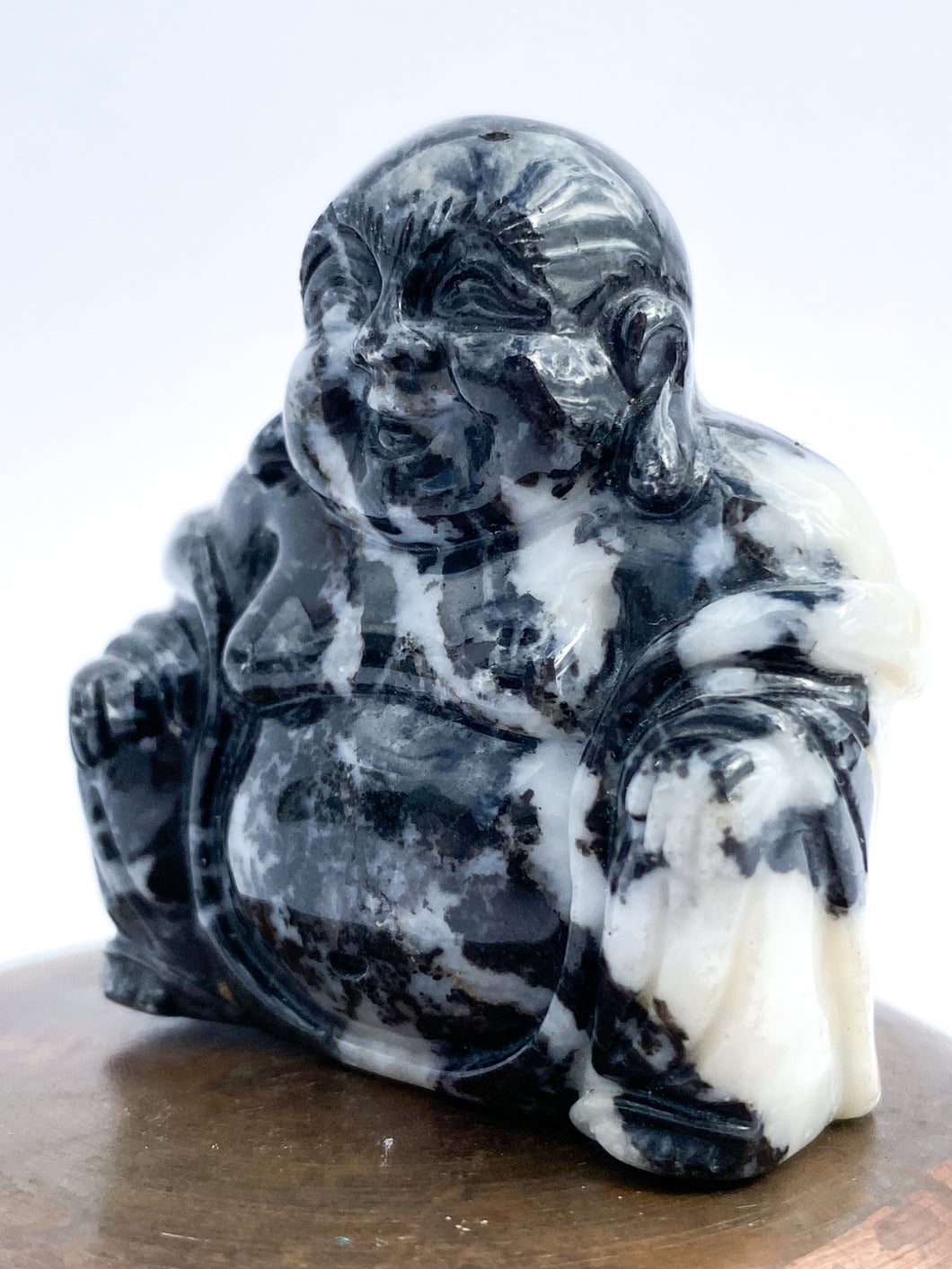 Zebra Jasper Buddha