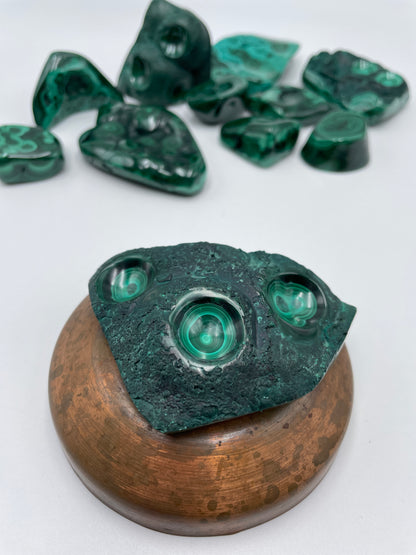 Malachite Polished Bubble - C