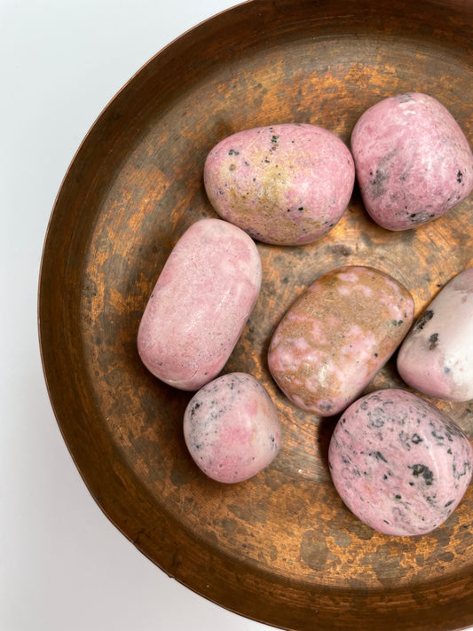 Rhodonite Tumbled Stone