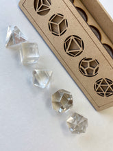 Load image into Gallery viewer, Clear Quartz Platonic Solids
