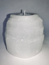 Load image into Gallery viewer, Selenite Candle Holder
