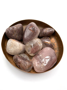 Pink Lithium Quartz Tumbled Stone