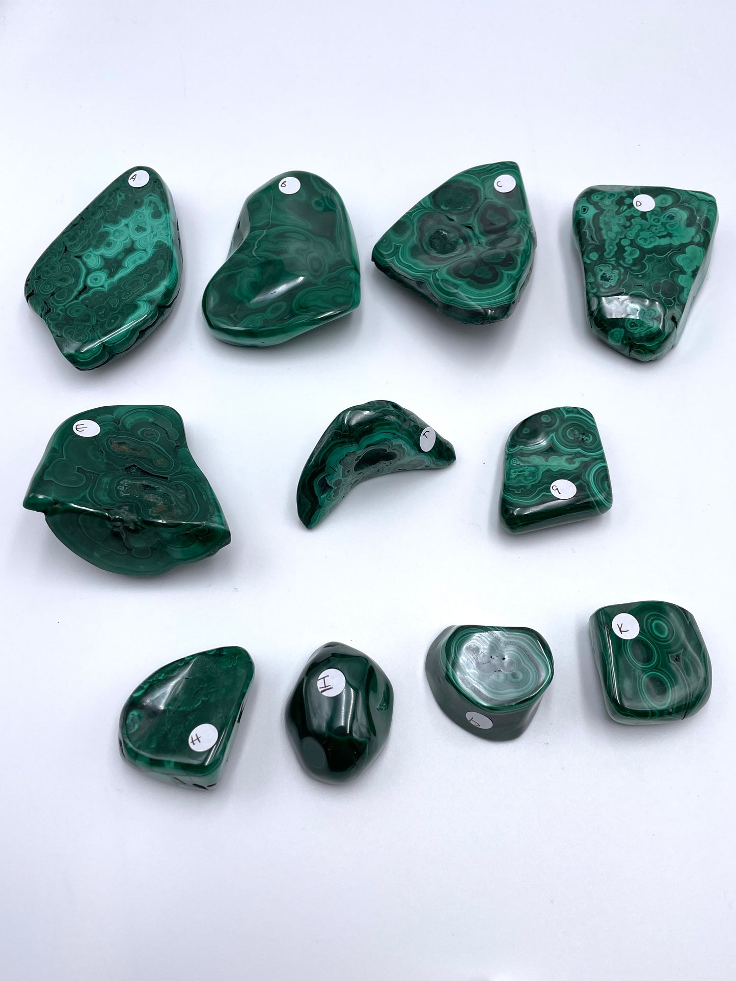 Malachite Polished Bubble - B