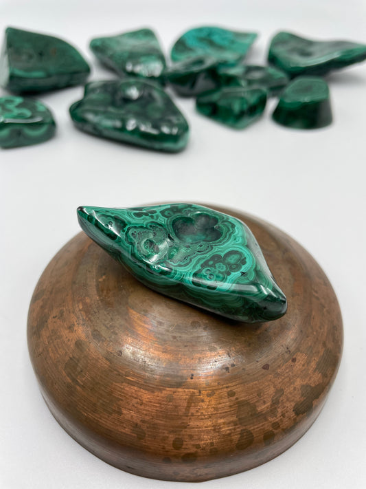 Malachite Polished Bubble - F