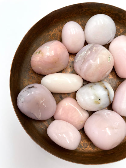 Pink Opal Tumbled Stone