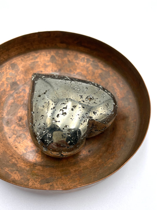 Pyrite Heart Large