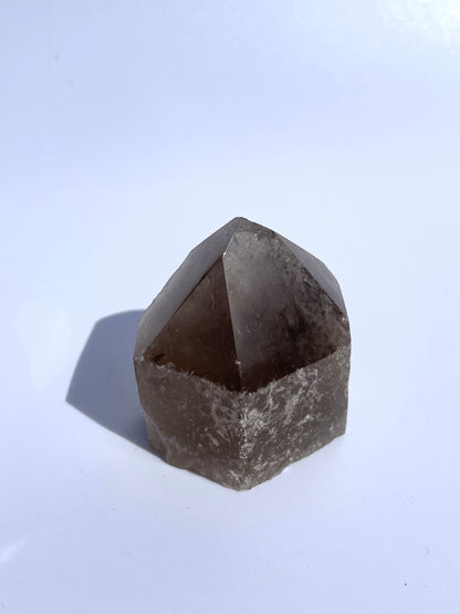 Smokey Quartz Rough & Polished Point