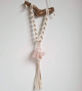 Macrame - Rose Quartz