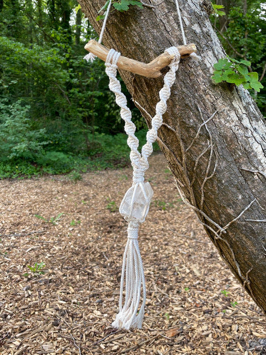 Macrame - Clear Quartz