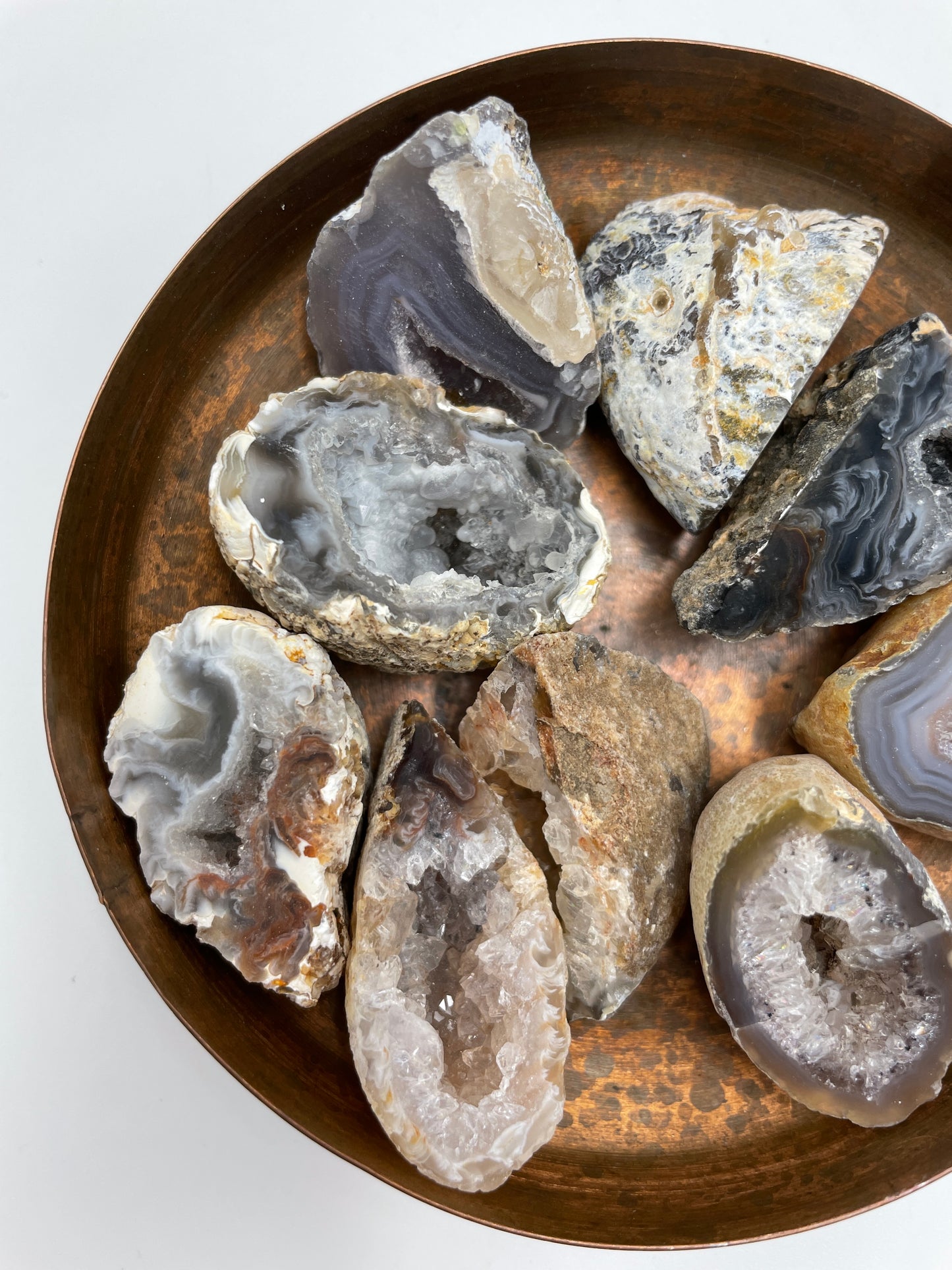 Agate Mini Druzy Geode