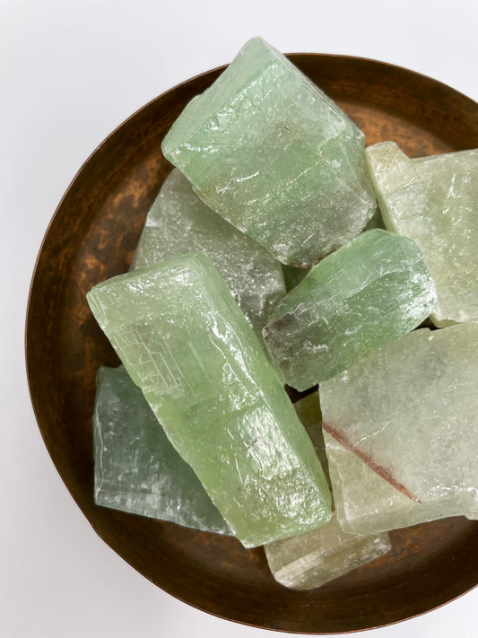 Green Optical Calcite Rough